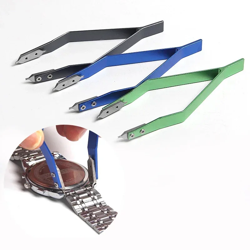 Rofessional Spring Bar Remove tool Stainless Steel 7825 V Type Rlx Watch Spring Bar Tweezers for Watchmaker Repair Watch image 4