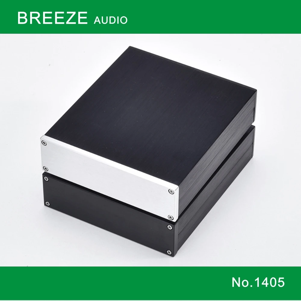 BRZHIFI CDROM 1405 Custom Aluminum Chassis Case For Audio Power Amplifier DIY Industrial Metal Housing Instrument Enclosure