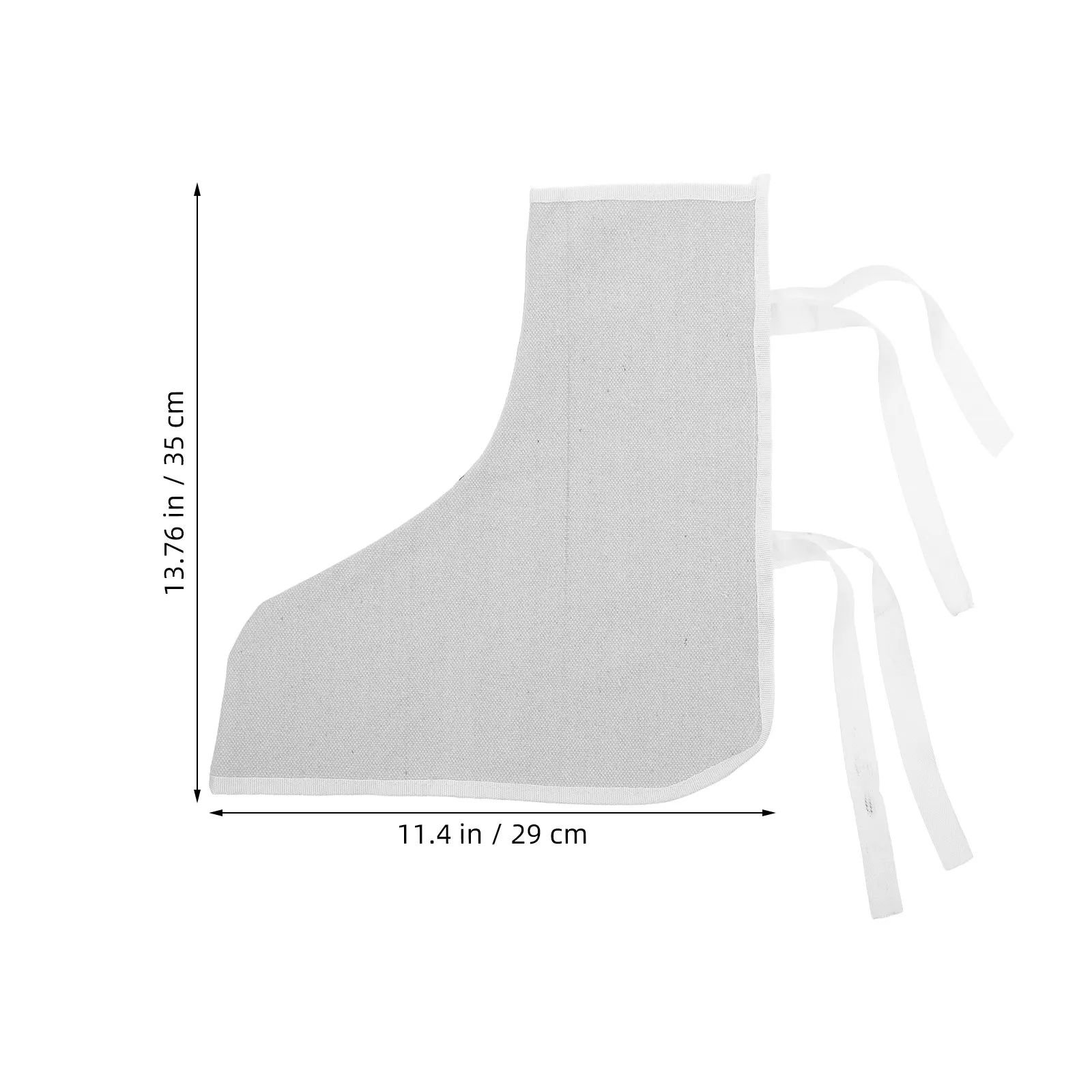 2Pcs Welding Shoe Protectors High Density Canvas Boot Covers Flame Resistant Foot Cover for Industrial Welding Shoes 13.8x11.4
