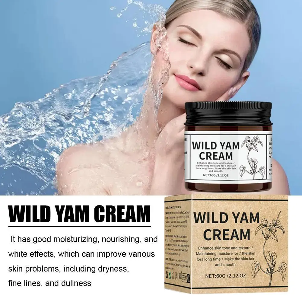 Wild Yam Balm Balancing Cream Relieves Skin Conditions Organic 60g Hormone Balancing Balm T9R2