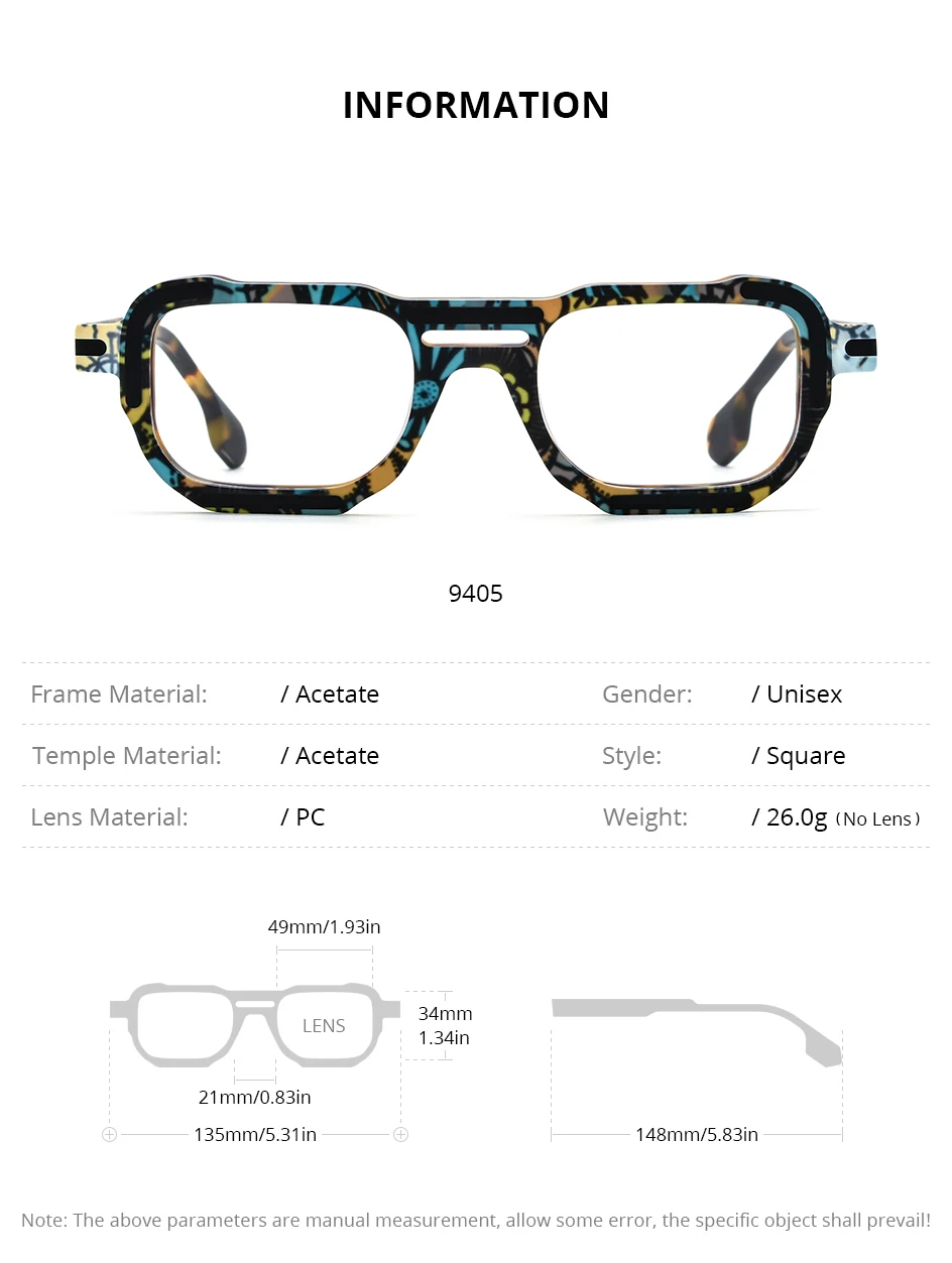 HEPIDEM Acetat Brille Männer Marke Designer Oversize Große Größe Brillen Rahmen Japanische Handgemachte Brille Männer Dicke Brillen 9374 – Detail 38