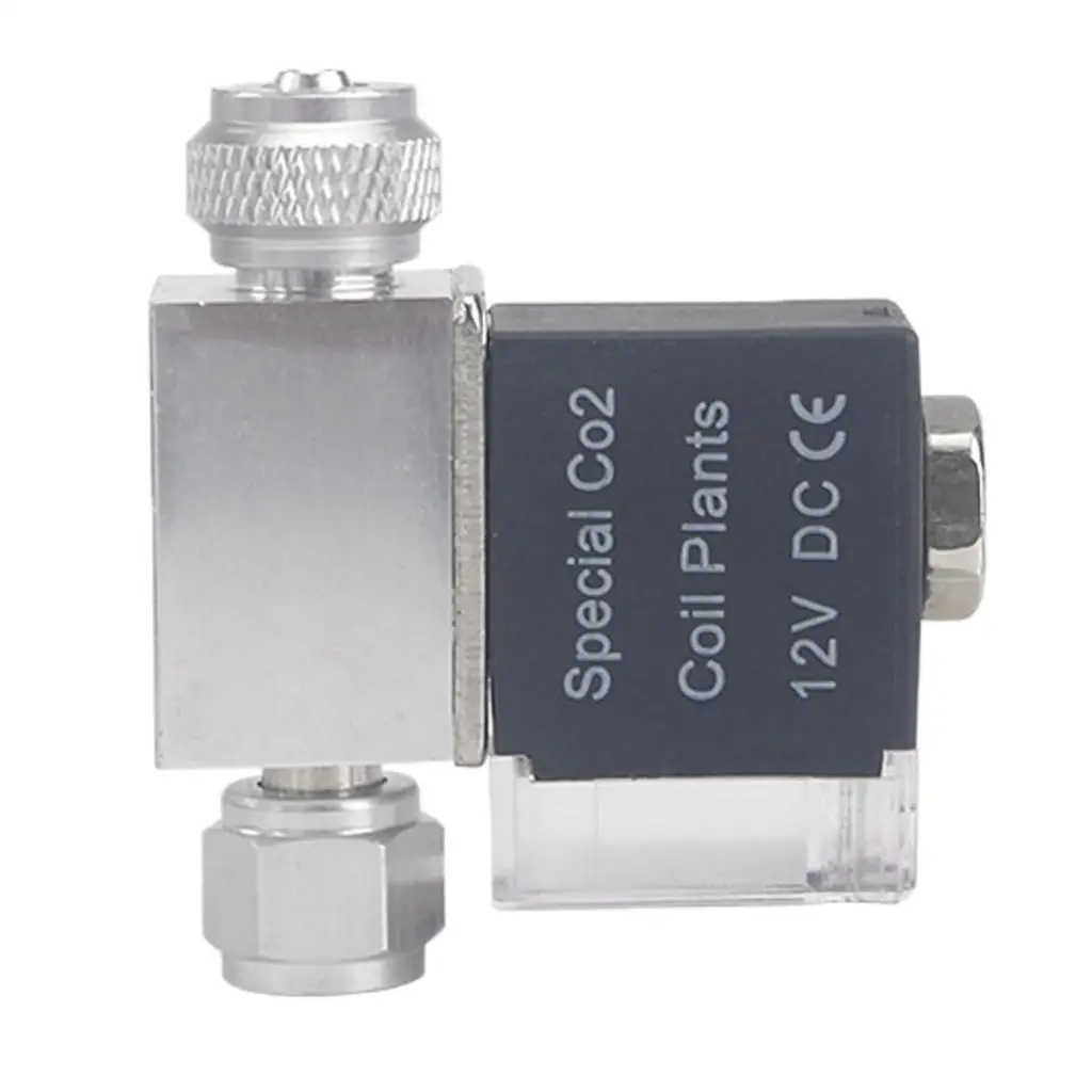 Regulador de CO2 para acuarios, solenoide magnético, bajo nivel de ruido, flujo constante, sellado seguro para acuarios con plantas.