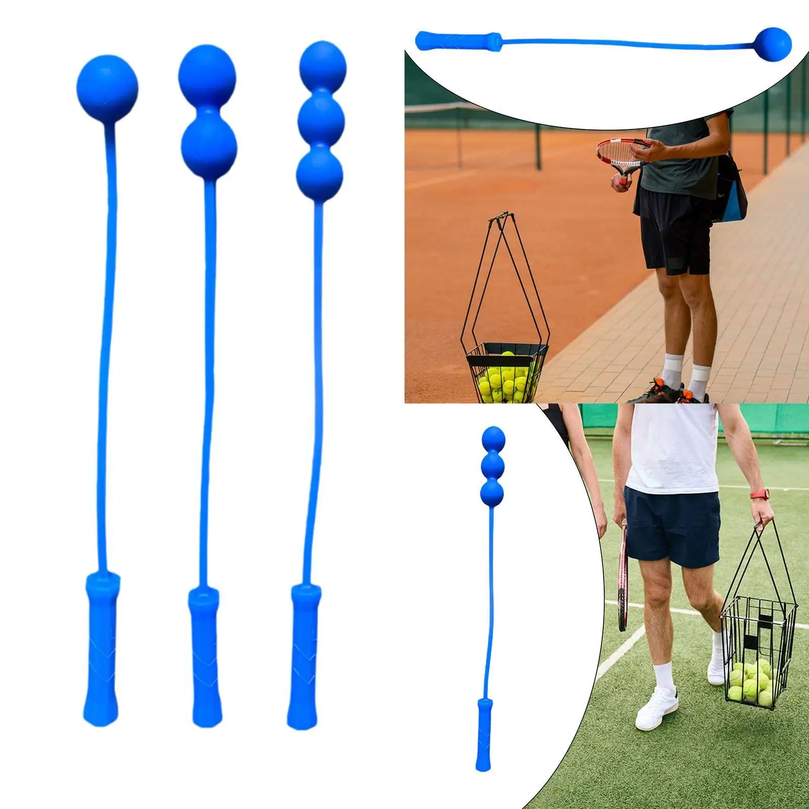 Tennis Serve Master Beginner Accessory Practical Sports Flexible Silicone