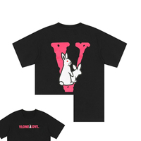 High Street Retro Letter Printing Personalized Trend Cotton T-shirt Men's and Women's Summer Lazy Style New Short Sleeves