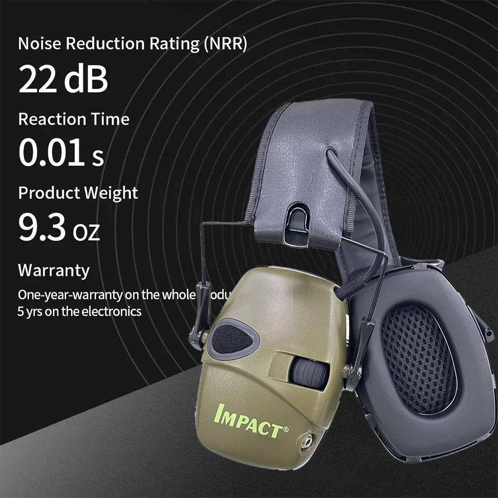 SALE Earmuffs Active Headphones for Shooting Electronic Hearing protection Ear protect Noise Reduction active hunting headphone