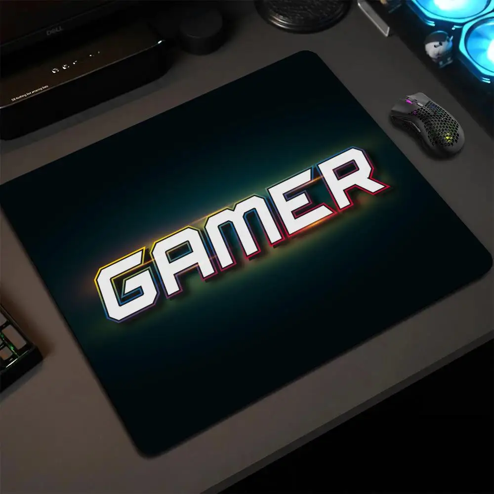 

Gamer Black Mouse Pad 40X45 Large Square Computer Office Game Table Mats Rubber Anti-slip Mousepads 22x18 Small Decor Desk Pads