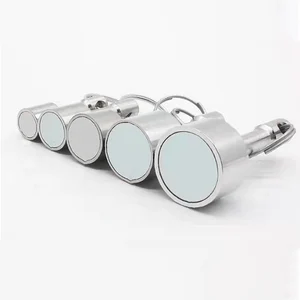 Màu bạc siêu kim loại siêu mạnh, chìa khóa xe xác minh từ tính, khóa túi phân chia, hỗ trợ lơ lửng, dụng cụ di động ngoài trời 6 IMA bán hàng chính cho khóa - №4