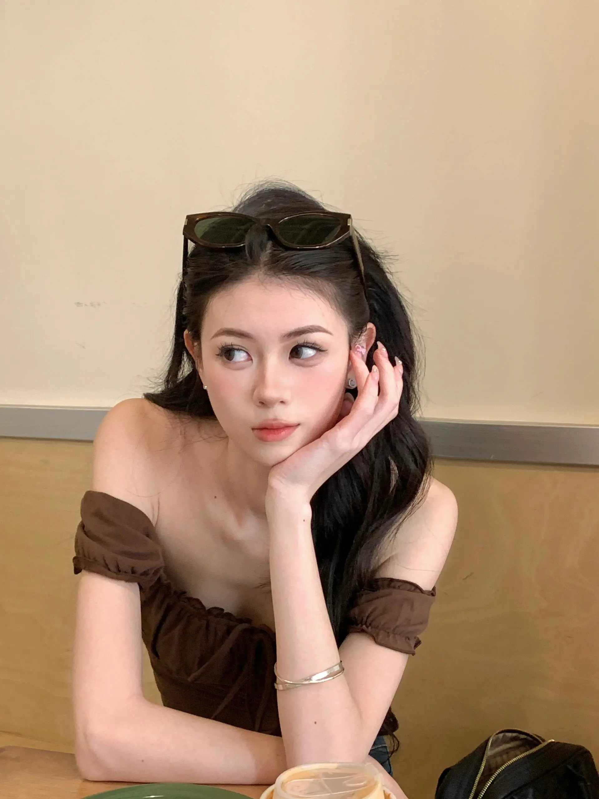 

Pure Desirable сексуальный ажурный галстук-бабочка с квадратным воротником Bubble Sve T irt женская летняя пикантная верхняя одежда для похудения топ