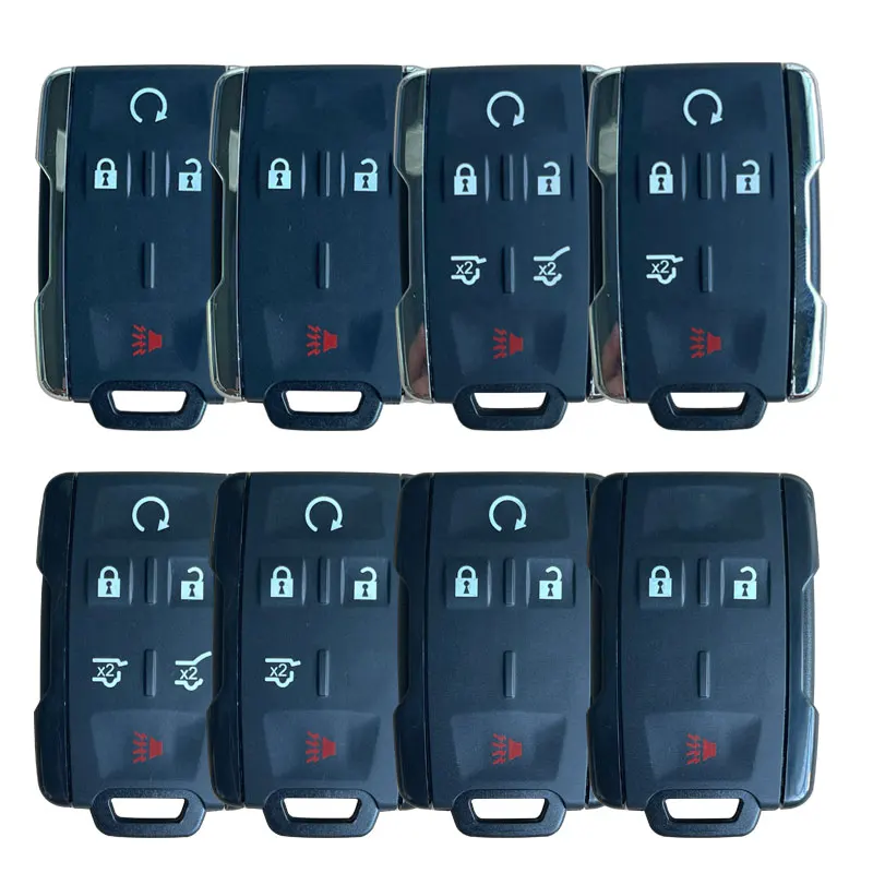 For GMC Yukon XL Car Key Case For Chevrolet Tahoe Suburban Sierra Silverado Remote Smart Key FOB Shell Housing