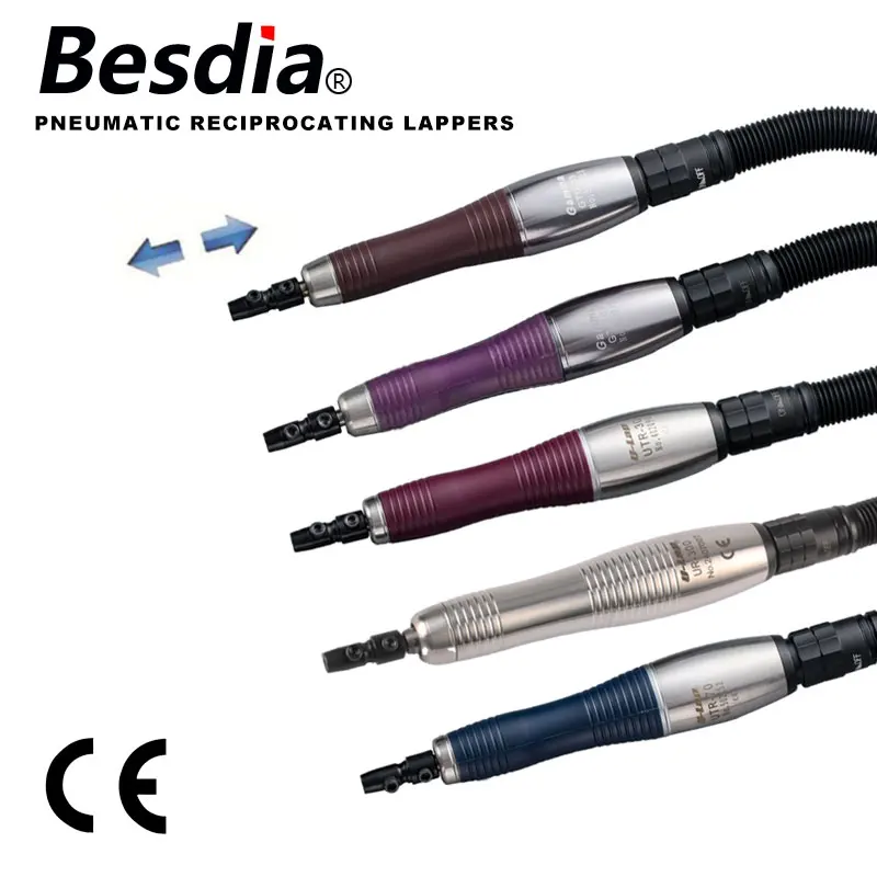 Taiwan Besdia GTU-03/UTR-20/UR-120 Air Grinder & Air Lapper Pneumatic Reciprocating Lappers Micro Stroke Turbo Air Lappers