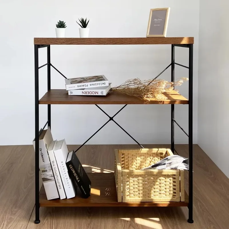 Mobili per ufficio, librerie, ripiani in metallo e legno a 3 piani