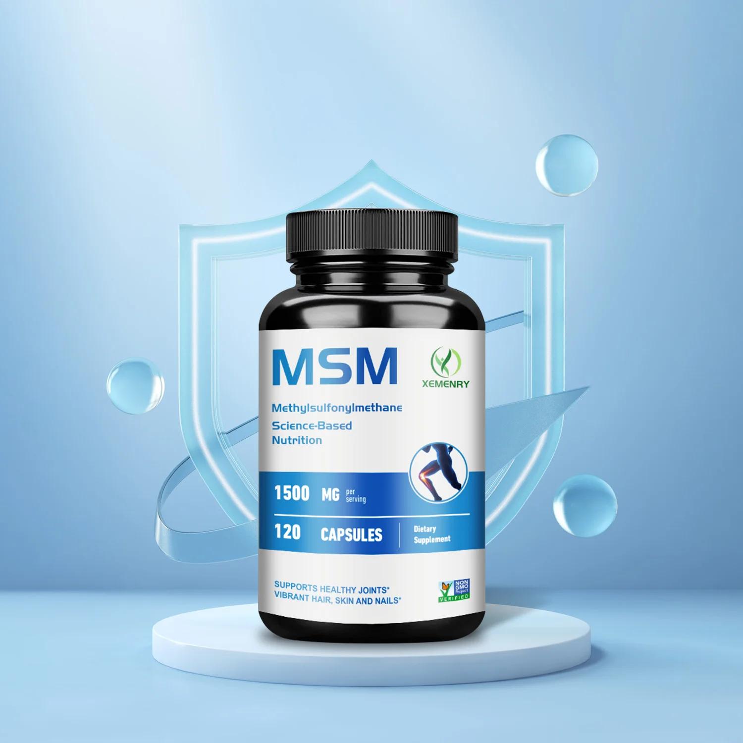 MSM Supplementation - Protect Cartilage and Mobility, Improves Joint Function, Enhances Overall Joint Comfort, Boosts Immunity