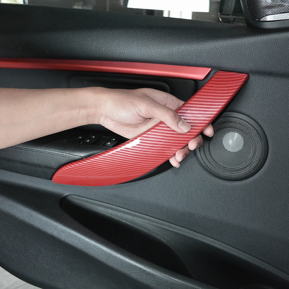 Car Inner Handle Trim Cover For BMW F30 3GT F80 F31 F32 F33 F34 F35 F36 3 4 Series Pull Handle Outer 2012-2019 Car Accessories