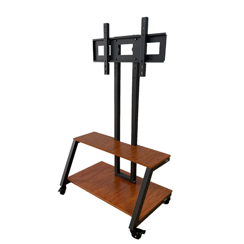 

TV stand, living room and bedroom movable, floor-to-ceiling cart with brakes