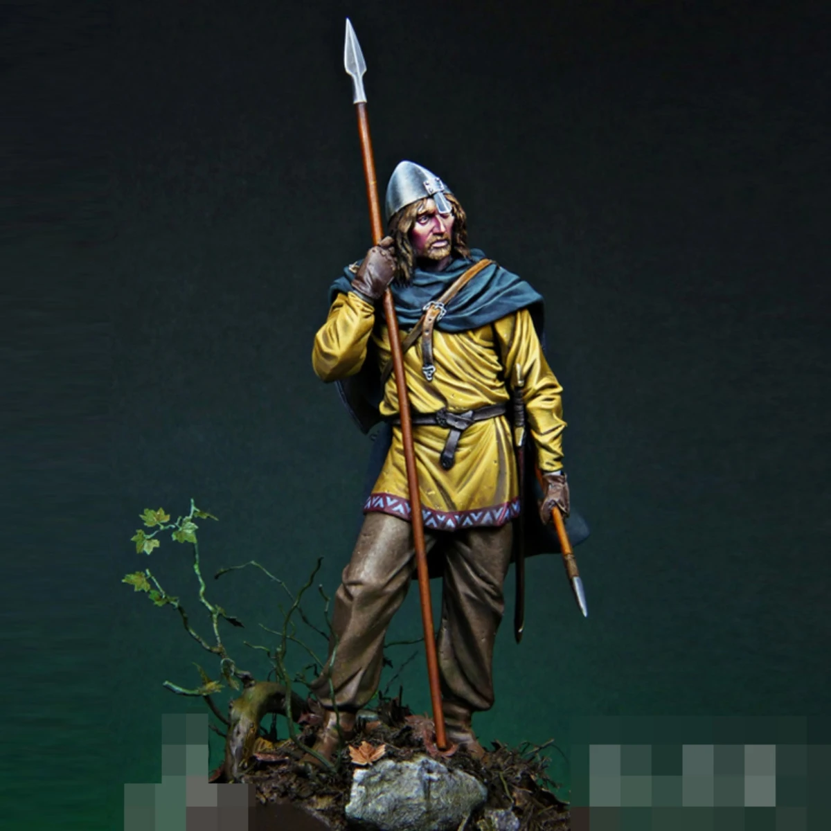 1/24 Resin figure unpainted model kit, historical theme Viking Warrior unassembled and unpainted GK