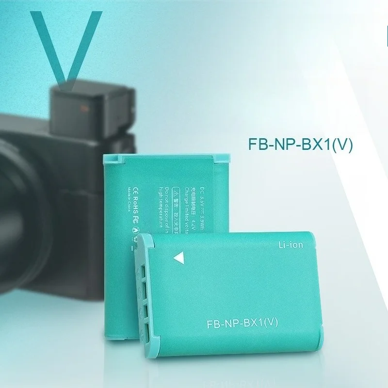 

Замена аккумулятора FB-NP-BX1 1090 мАч для цифровых фотоаппаратов Sony ZV1/RX100/HX50/WX350/M5/M6/M4, литий-ионный аккумулятор большой емкости