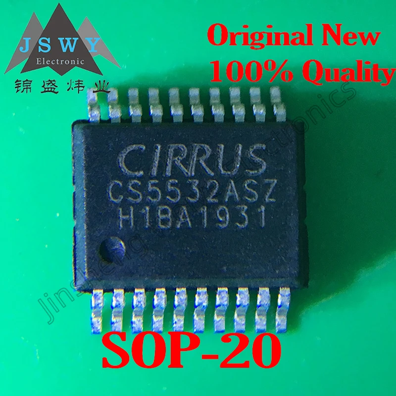 

5PCS CS5532ASZ CS5532-ASZ CS5530ISZ CS5530-ISZ CS5532BSZ CS5532-BSZ SMD SSOP20 100% Brand New Original Stock Free Shipping