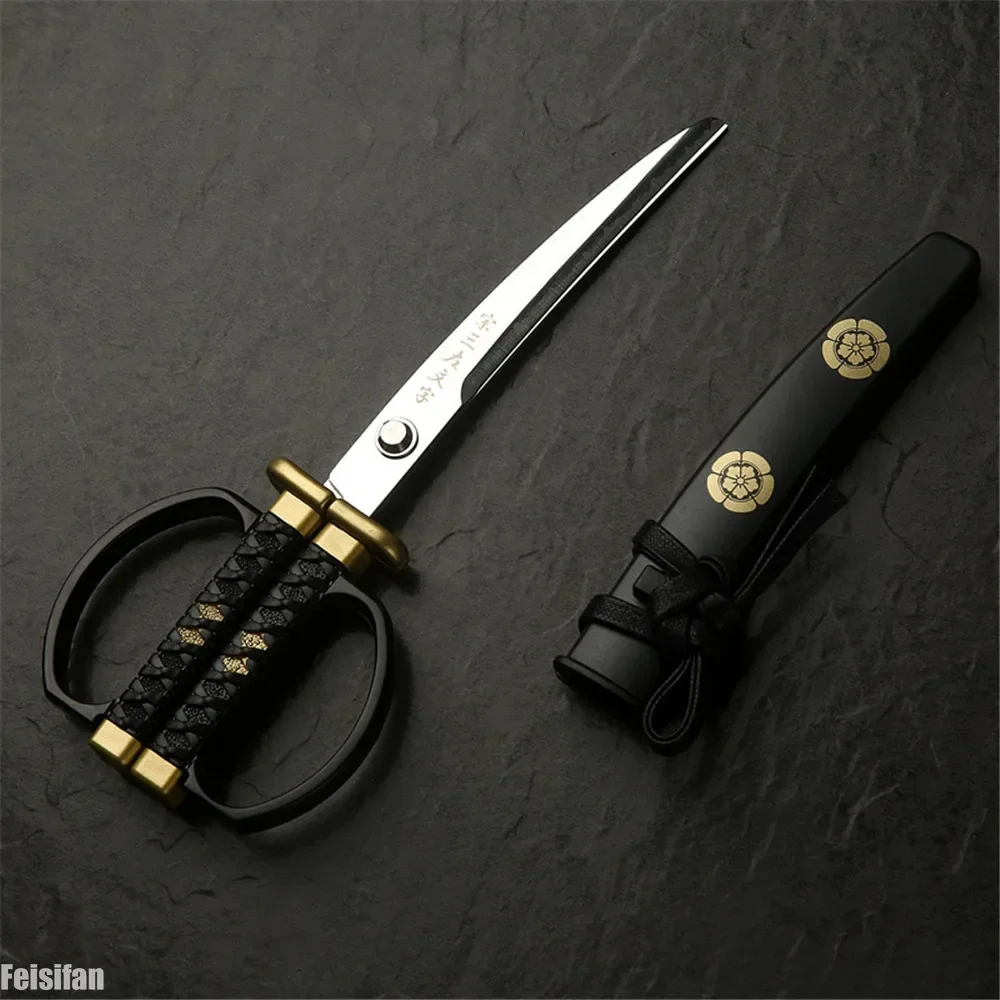 Imagem -02 - Tecido Costura Bordado Cortador Japonês Samurai Katana Espada Tesoura do Alfaiate Feito à Mão para Alfaiate Faça Você Mesmo Vestuário Costura Suprimentos