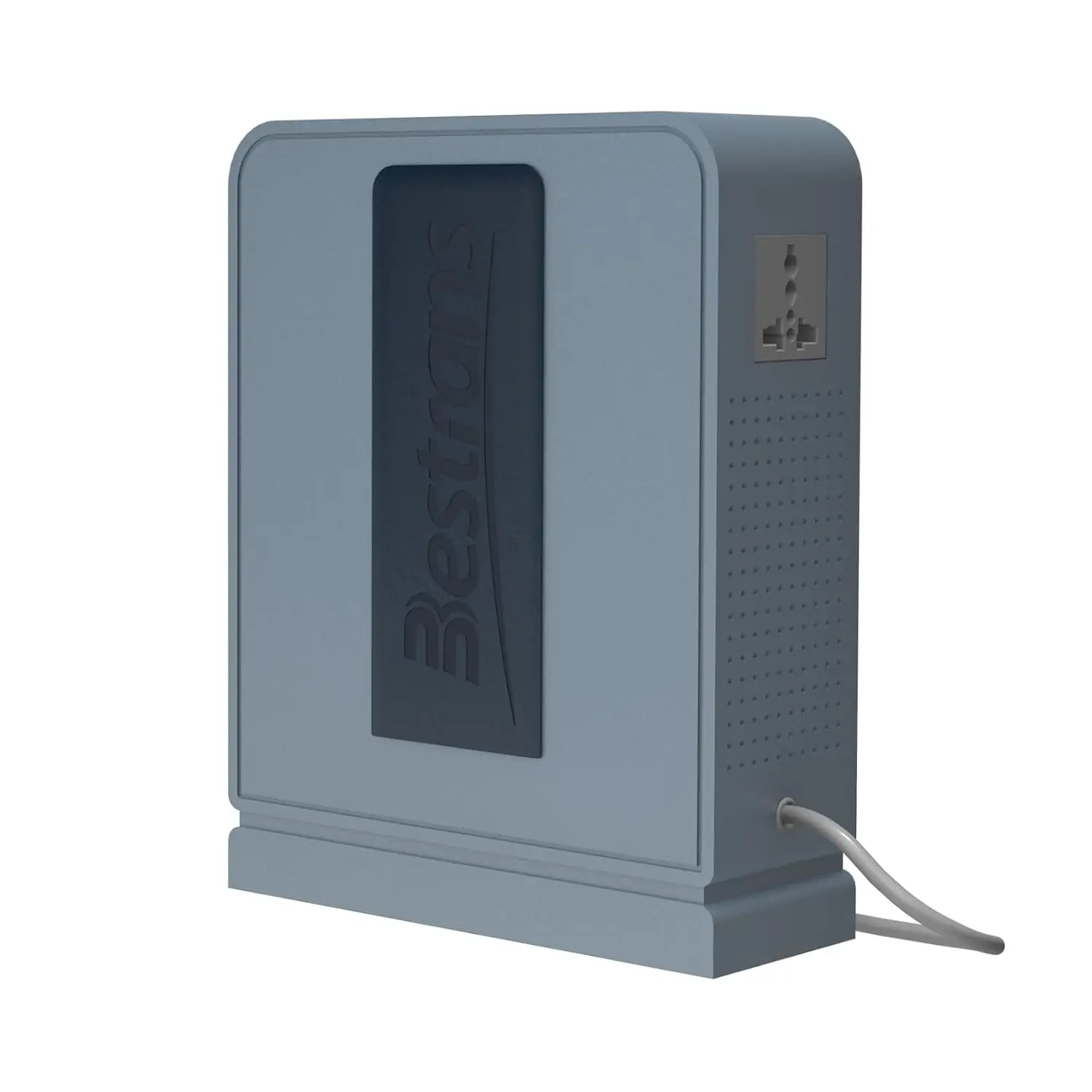 

3000W Step Up Transformer 110V to 220V Converter, Dual Outlet, Overload Protection, Quiet Design, Grey Blue