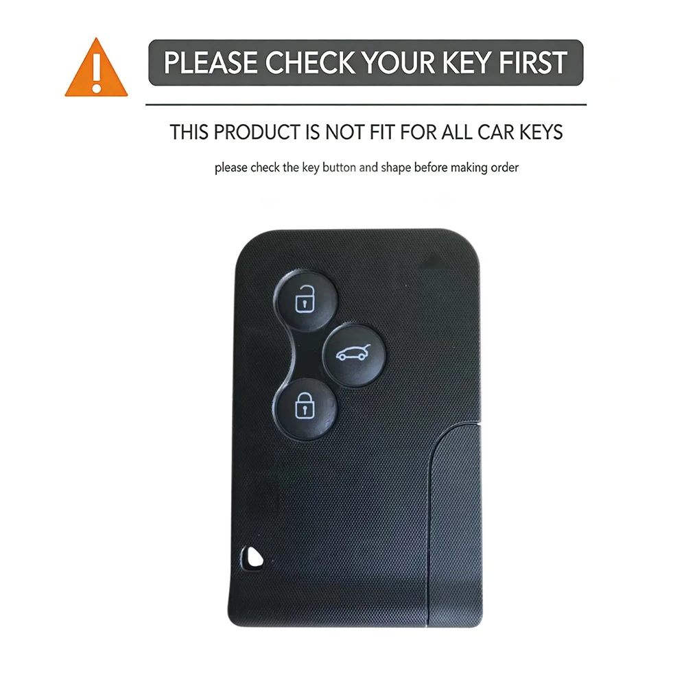 3 Buttons Car New Silicone Remote Key Case Fob Cover for Renault Megane II Grand Scenic 2006 2007 2008 Smart Keyless Accessories