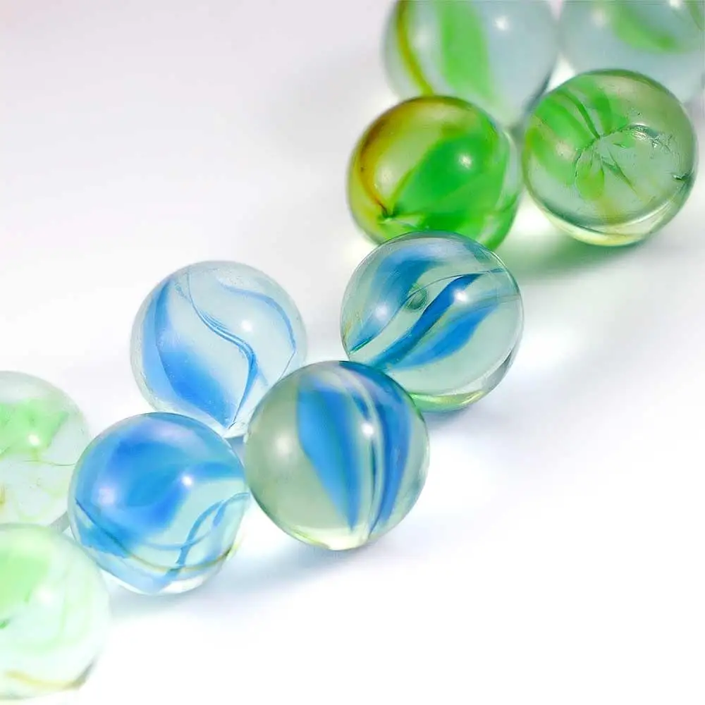 Decorazioni per la casa Pat Toys Flipper 14mm Run Game Palla rimbalzante colorata Biglie di vetro Perline per macchina con palline di vetro