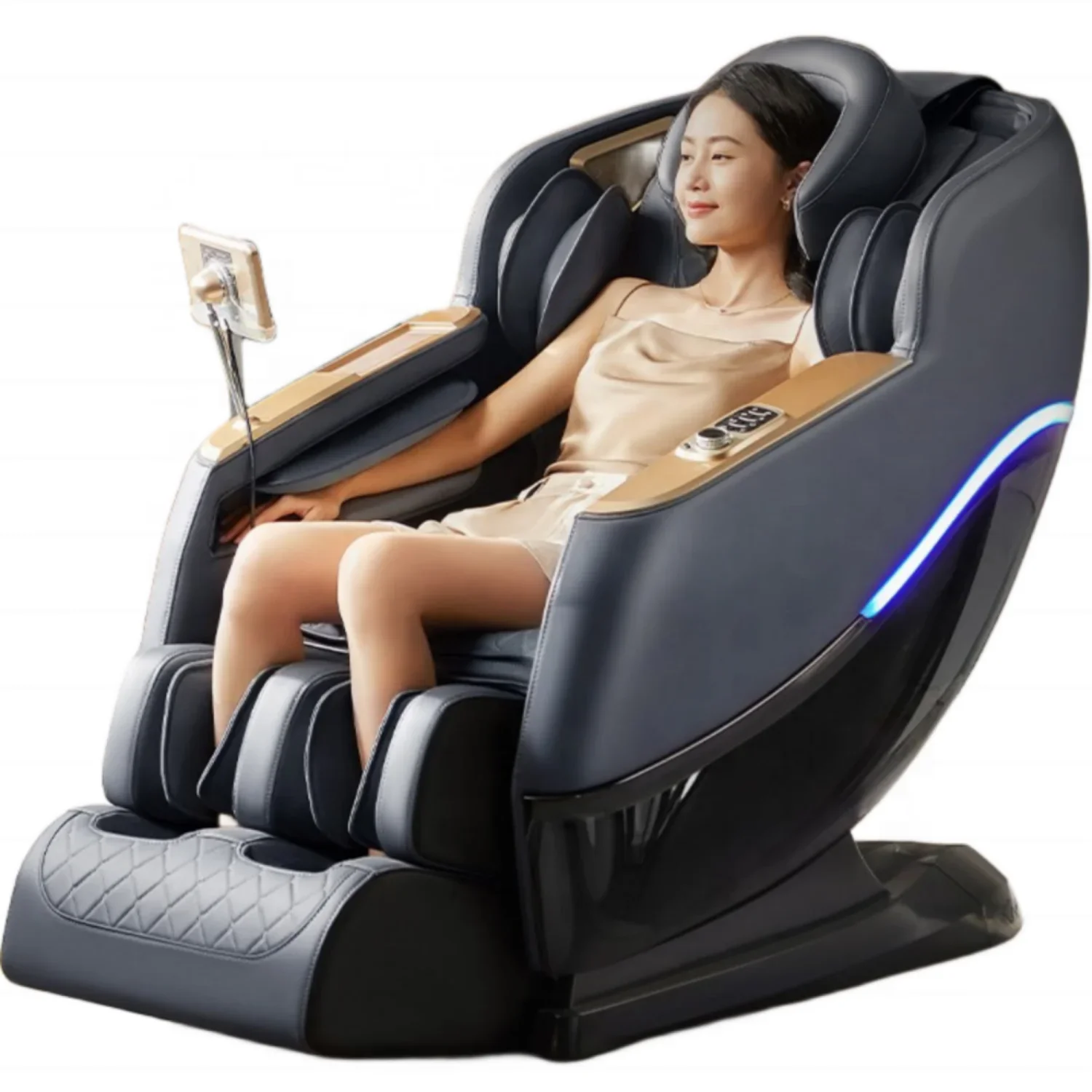 

Full Body 4D Electric Luxury Comfort Massage Chair Zero Gravty AI Smart Shiatsu 3D Sleep Kneading Household Massage Bed