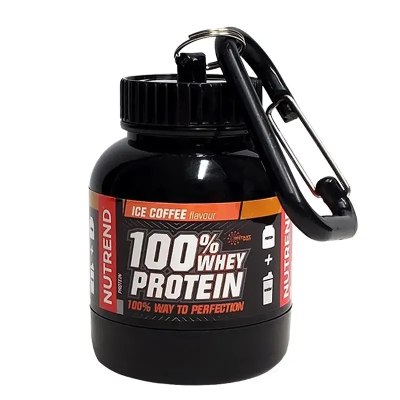 100/200 ml tragbarer Proteinpulver-Ergänzungsbehälter, leichte, auslaufsichere Aufbewahrungsflasche