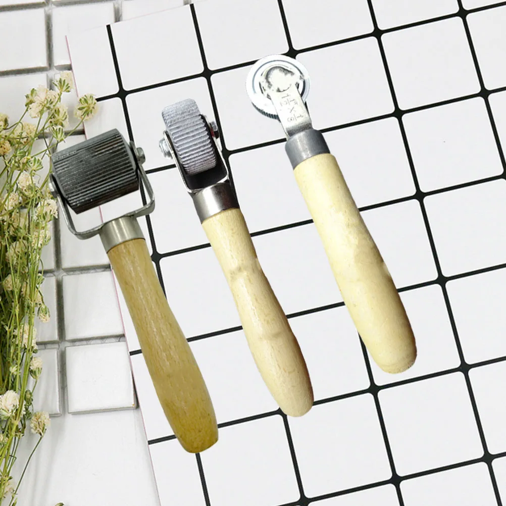 

3pcs Tire Repair Compaction Roller Tools Durable Portable for Car Motorcycle Bike Tyre Patch Adhesion Seal Long Life