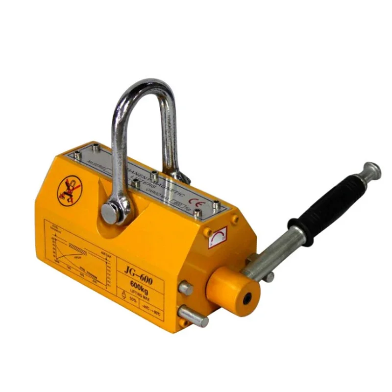 1000 kg 1500 kg 10 ton powerful heavy dut crane hoist magnet permanent magnet lift manual crane