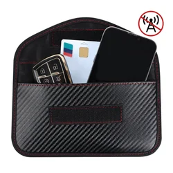 New Car Key Signal Blocking Shield Case Faraday Bag Protector Pouch Signal Blocker Case RF Signal Safe Lock Bag for Car Keys