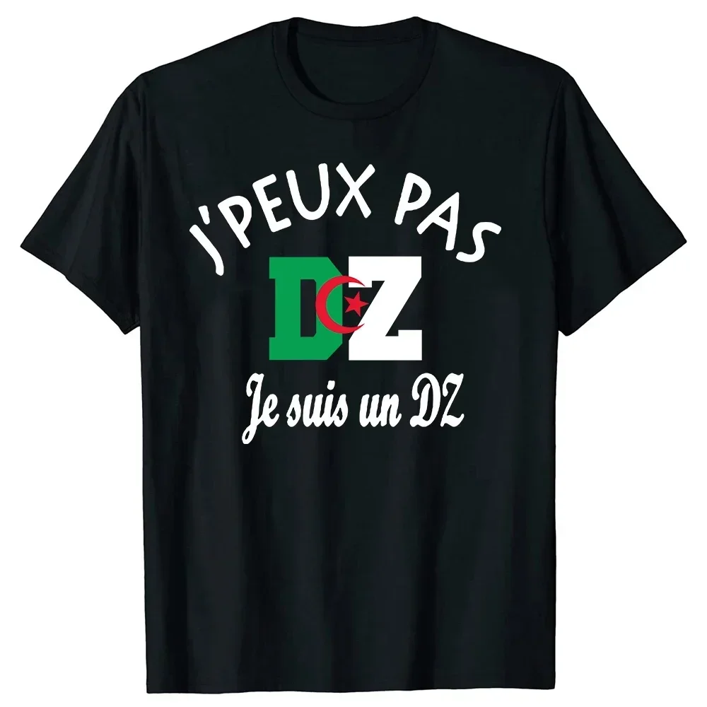 Summer T-shirt Mens Clothing Funny Algeria Can Jpeux Not I Am T Shirts Graphic Cotton Streetwear Short Sleeve Birthday Gifts Tee