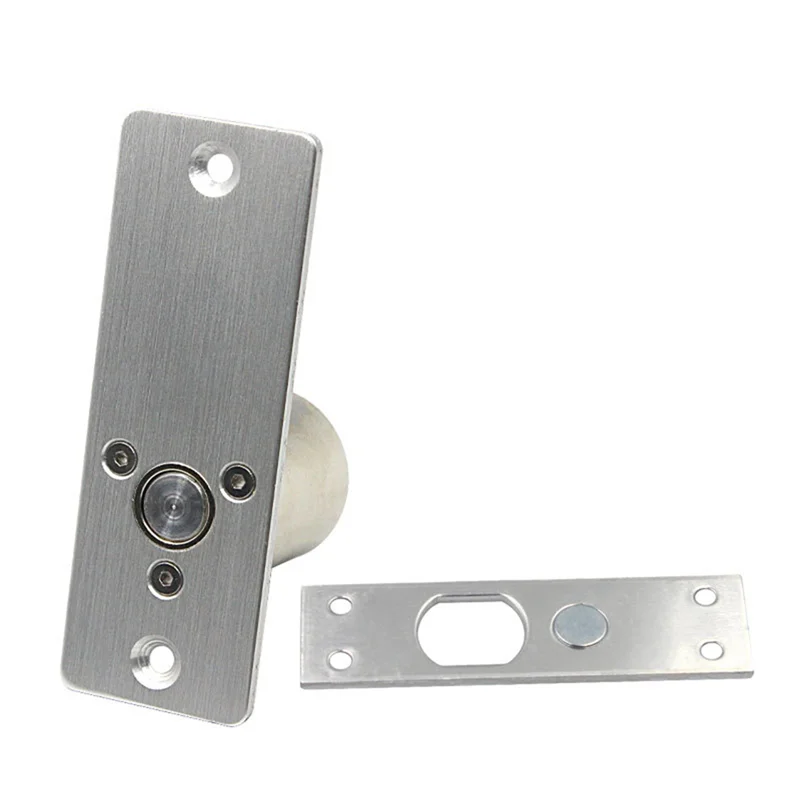 A25P DC12V Electric Drop Bolt Lock Magnetic Induction Electronic Cylinder Waterproof Outdoor Embed Installation NC Fail Safe