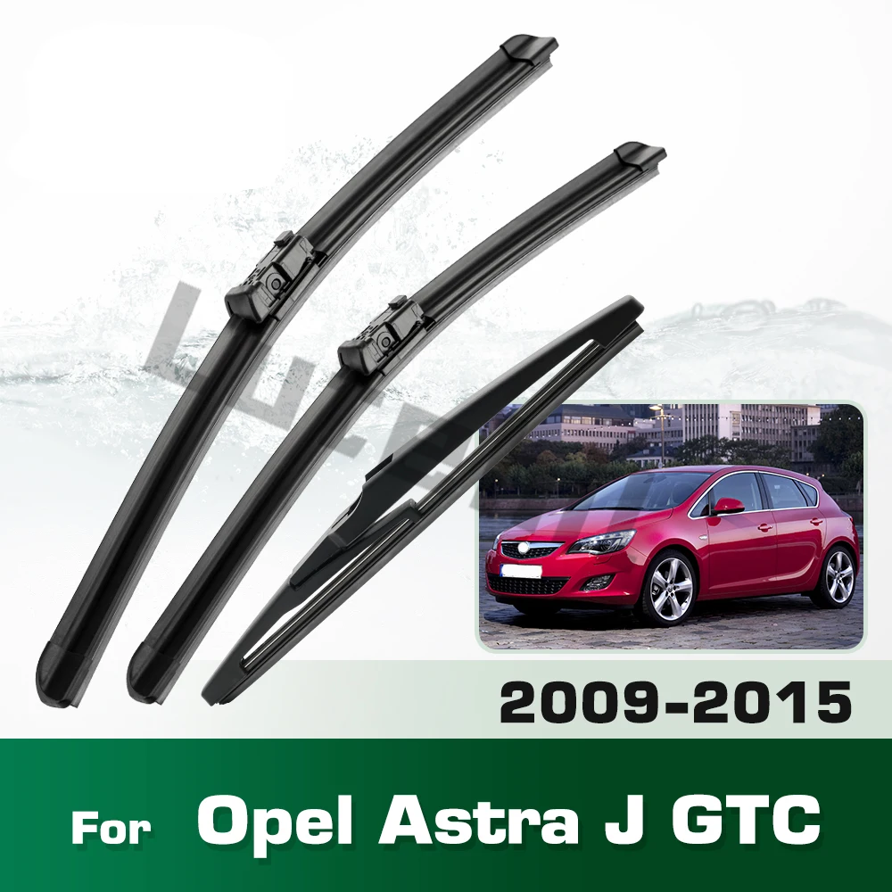 Scheibenwischer LHD Vorne und Hinten Wischerblätter Set Für Opel Astra J 2009 - 2015 Windschutzscheibe Windschutzscheibe Fenster Regenbürsten 27 "+ 25" + 12"