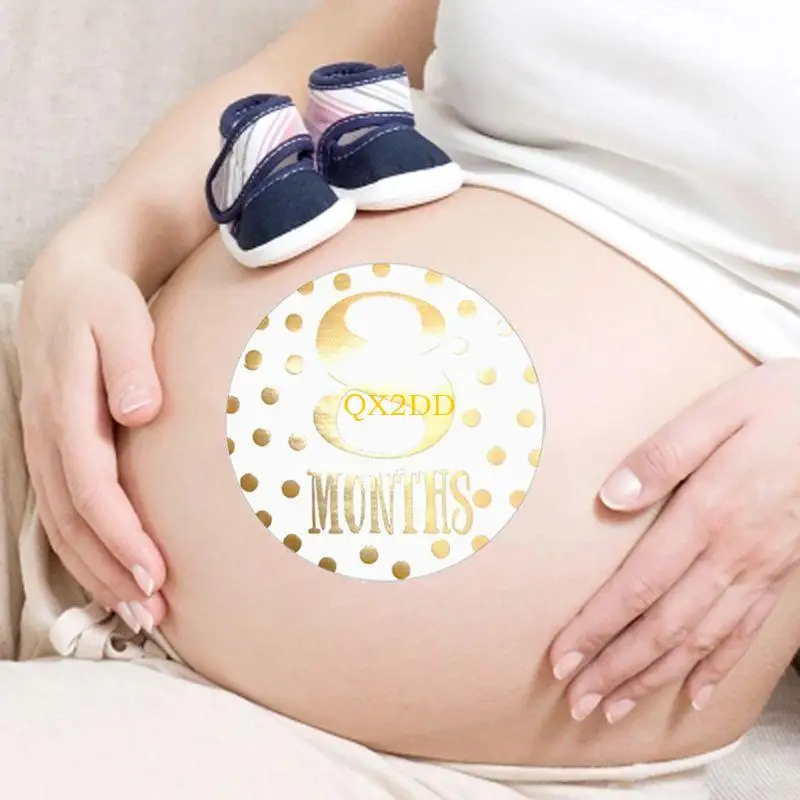

QX2D Month Sticker Baby Photography Milestone Memorial Monthly Newborn Kids