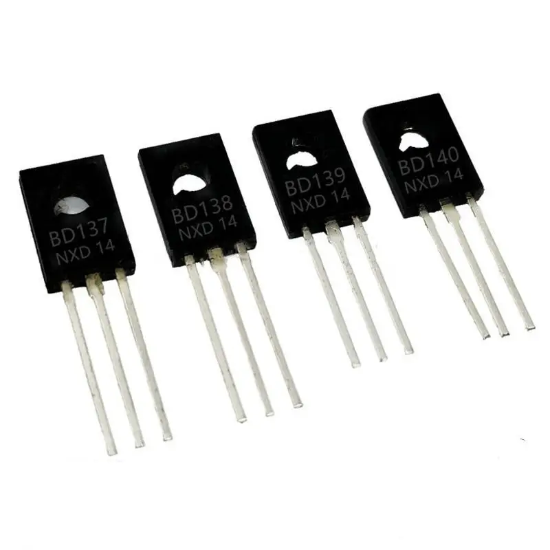 10 Pcs Brand New BD137 BD138 BD139 BD140 G-suffix TO-126 Power Triode Transistor 60V Durable Electronic Accessories