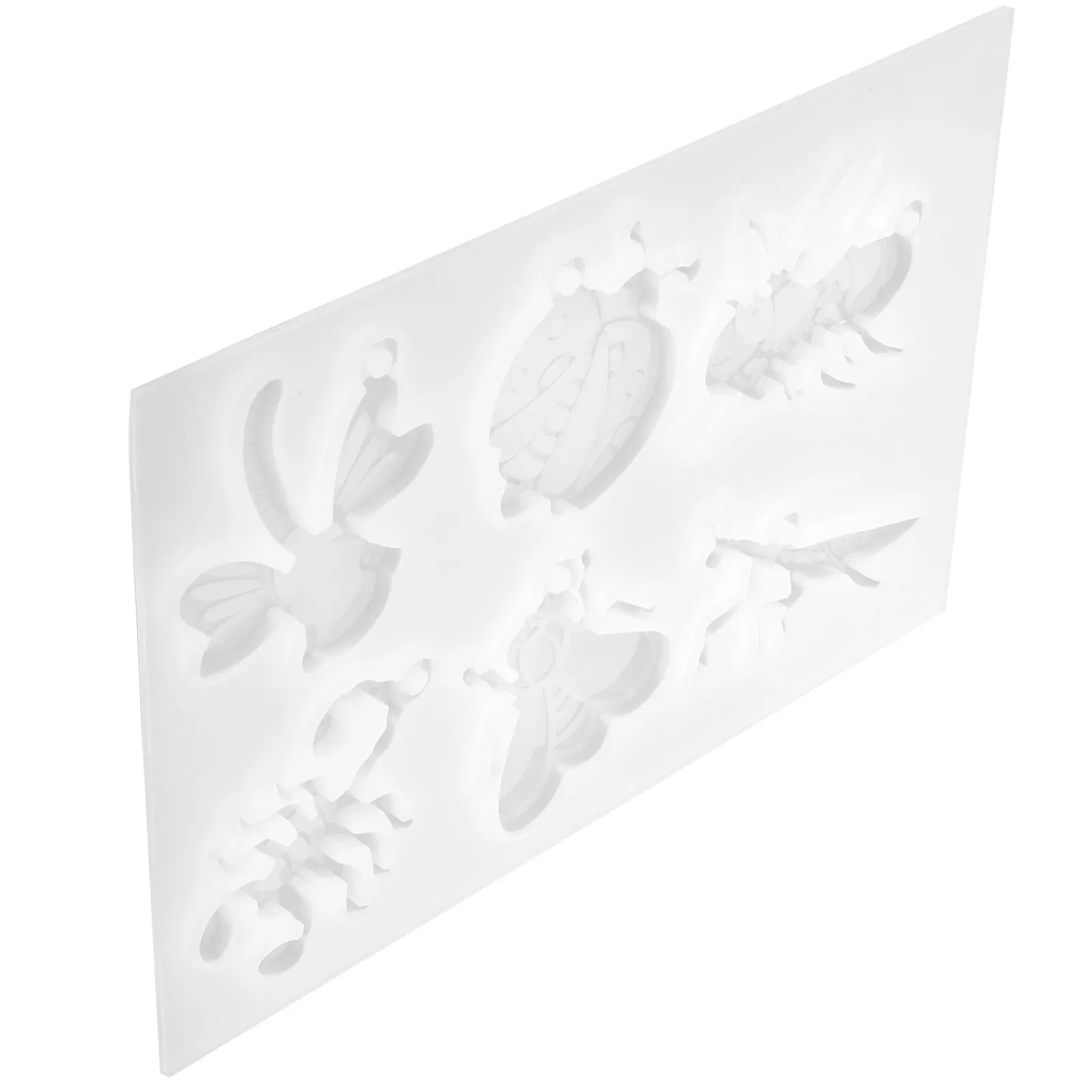 Nonstick Silicone Creature Mold for DIY Keychain Pendants Epoxy Resin Casting Flexible Reusable Charm Making Craft Supply Mold