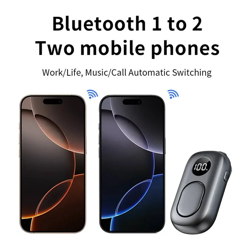Bluetooth 6.0 Audio Receiver Car Audio Receiver Bluetooth AUX Converter Adapter For Audio Playback