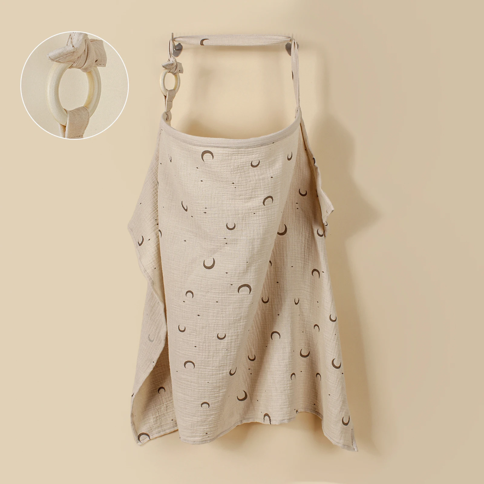 الأمومة طباعة موضة الرضاعة الطبيعية غطاء الطفل في الهواء الطلق عربة غطاء بطانية القطن غطاء التمريض لحديثي الولادة الأم شال