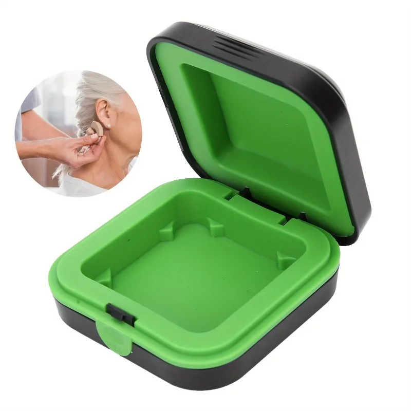 Hearing Aid Protective Case Hearing Aid Case Portable Protective Storage Case Ear Sound Amplifier Box Organizer
