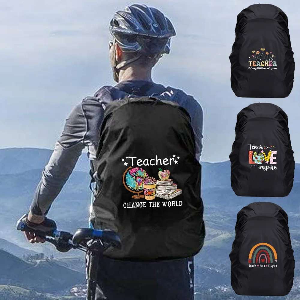 Backpack Rainproof Cover Outdoor Teacher Series Waterproof Bag 20-70L Portable Protect Case Ultralight Travel Cover