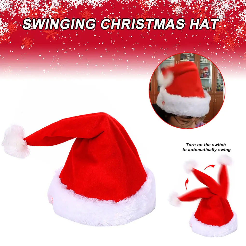 Polyurethane Christmas Hat With Colorful Illumination Stand Out In Crowd Santa Claus Hat Santa Hat