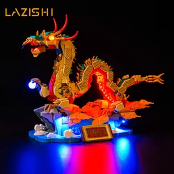 Lazishi LED light 80112 set is suitable for Auspicius Dragon building blocks (including lighting accessories only)