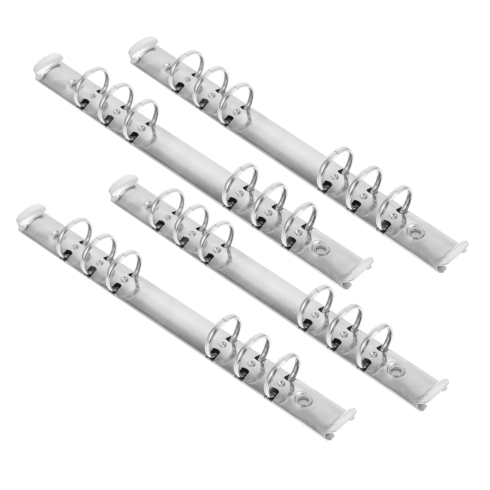 

4pcs Metal Binder Clips for Loose Loose Leaf Paper School Office Supplies Practical Notebook Stationery