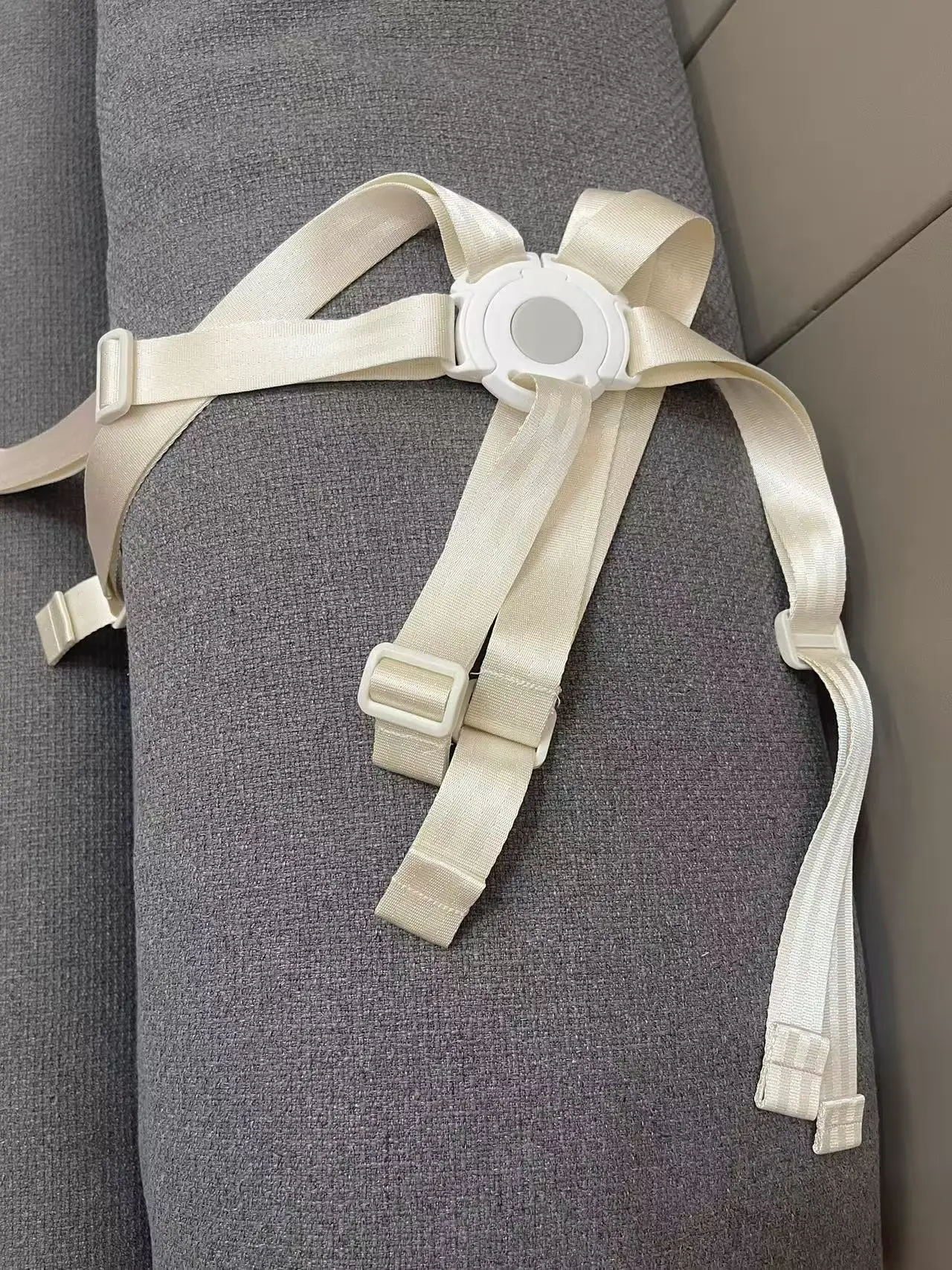 Champagne 5-point baby harness for 2-in-1 FOR NALA Newborn Set baby eating chair dining chair safety strap