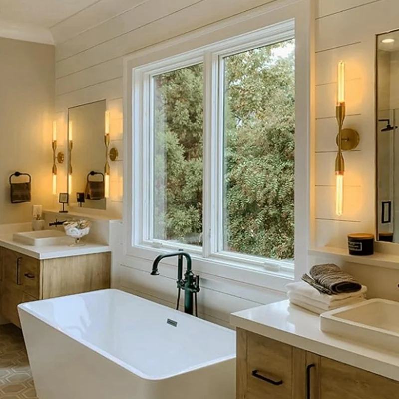 ABNO-Dimmable Long Tubular Light Bulb E27 40W Retro Light Bulb 220V Industrial Home Bar Chandelier