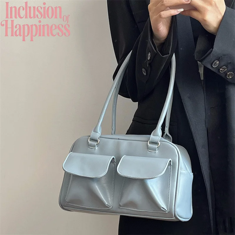 

Винтажные женские деловые сумки на плечо, простые женские сумки-тоут из искусственной кожи, женская сумка подмышки, бордовые большие сумки, кошелек