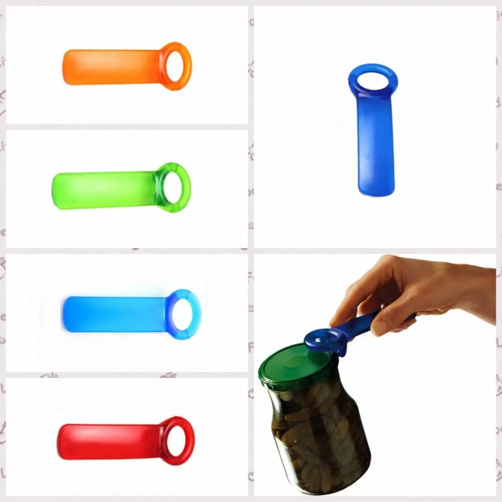 Kitchen Gadgets Plastic Topless Can Opener Multi Color Topless Corkscrew Trump Shape Easy To Use Bottle Opener Children Elderly