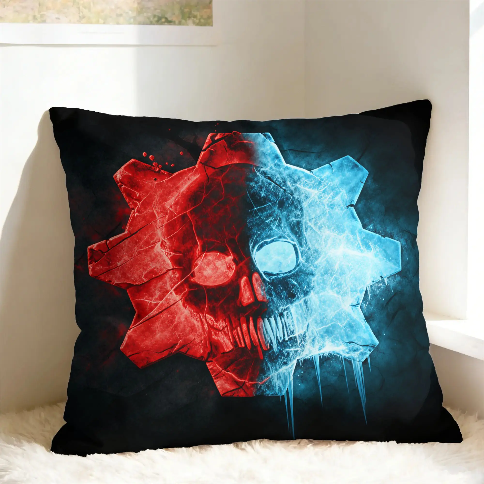 Pillow Cover G-Gears Of War  Novelty Pillow Case For Living Room Sofa Pillowcases