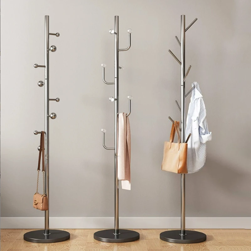 Stainless Steel Office Clothe Rack Bedroom Luxury Kitchen Coat Rack Jacket Modern Mueble Recibidor De Entrada Entrance Furniture