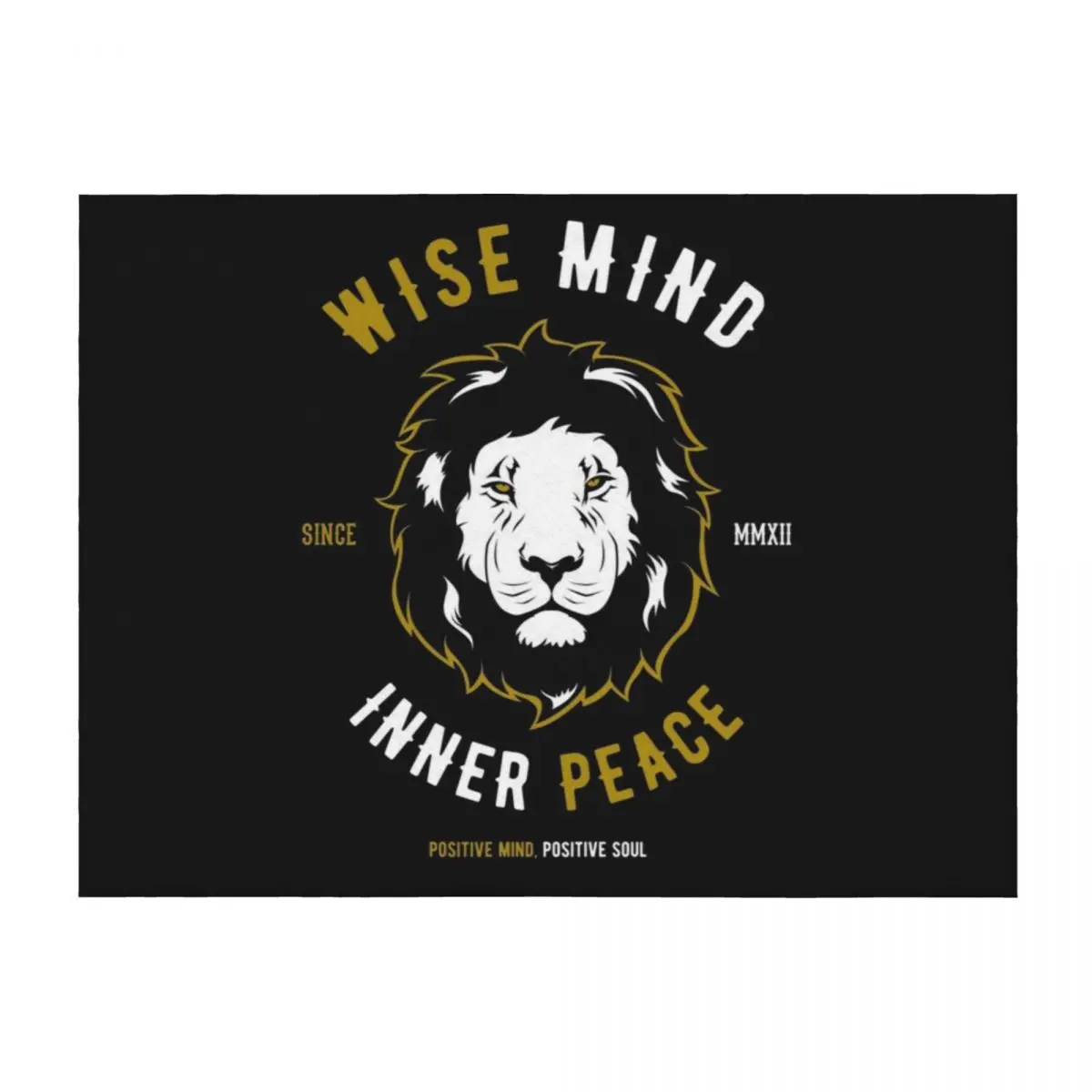 

Leo - Wise Mind, Inner Peace Throw Blanket Hairy Fashion Sofas Blankets Sofas Of Decoration valentine gift ideas Blankets